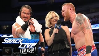 Heath Slater thanks his quotbig ol refrigerator of an angelquot SmackDown Live Fallout Aug 30 2016 [upl. by Fantasia]