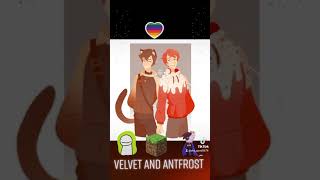 velvet and antfrost edit velvetandantfrosyedit [upl. by Ruosnam]