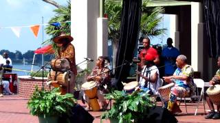 2011 Gullah Festival  African Drumming Opens The Program [upl. by Nraa]