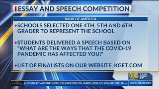 KCSOS announces winners of Bank of America Essay and Speech Competition [upl. by Dunson]