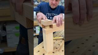 Combo joint  half lap wedged mortise and tenon woodworking joinery tools [upl. by Tyson]