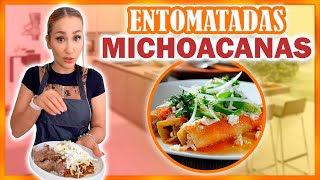 ENTOMATADAS MICHOACANAS receta familiar 👩🏻‍🍳 [upl. by Calvo417]