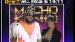 Macho King Randy Savage Promo on Royal Rumble 1990 Countdown Show [upl. by Benedic]