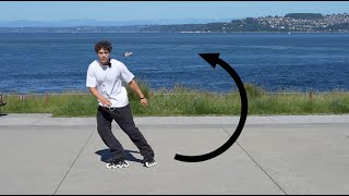 Salchow on Inline Skates Breakdown 1 [upl. by Arlina614]