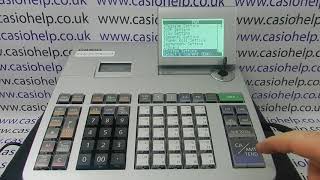 E026 Error Code Casio SES400 SES800 PCRT500 PCRT520 Cash Register [upl. by Ijnek731]