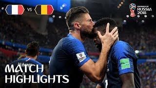 France v Belgium  2018 FIFA World Cup  Match Highlights [upl. by Tarrsus]