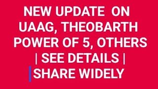 UAAG PO5 THEOBARTH GOOD REPORTS  SEE DETAILS  SHARE WIDELY [upl. by Nylecyoj]