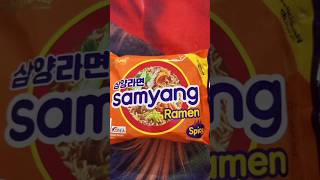 Samyang Ramen spicy subscribemychannel unfreezmyaccour noodles [upl. by Rehpinnej]