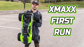 Traxxas Xmaxx 8s Unboxing and First Run [upl. by Whall802]