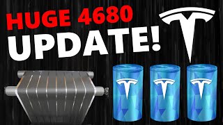 HUGE Tesla 4680 Battery Update  Dry Cathode Finally Solved [upl. by Rhett16]