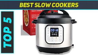 Top 5 Best Slow Cookers in 2024 [upl. by Rehtnug]