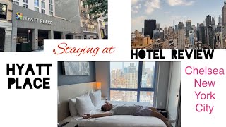 Hyatt Place  Chelsea New York City  Hotel Review  Room Tour [upl. by Pronty898]