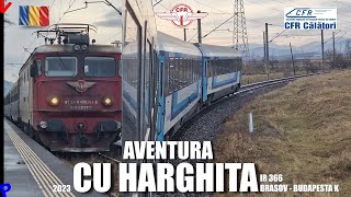 Miercurea Ciuc  Toplita  Glasul rotilor de tren IR 366 Brasov  Budapesta [upl. by Tolmann]