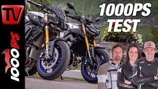 Yamaha MT09SP vs MT10SP  Vergleichstest mit Erfahrungen von der AlpenTour [upl. by Nnybor]