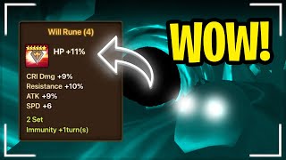 F2P DIMENSION PREDATOR APRIL  Amazing Will Rune Summoners War [upl. by Beacham]