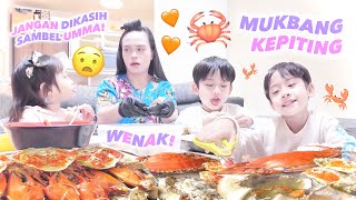 MUKBANG KEPITING FRESH DARI BESTI ONLINE MAKASIH YA [upl. by Ebert616]