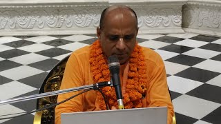 HH Bhakti Karunamayi Vanmali Swami  BG Chapter 18  ISKCON Vrindaranyam [upl. by Odnalref48]