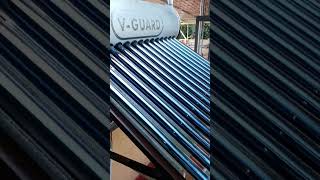 Solar Water Heater Most Common Low Heat Issue due to Dirty Evacuated Tubes [upl. by Skip426]