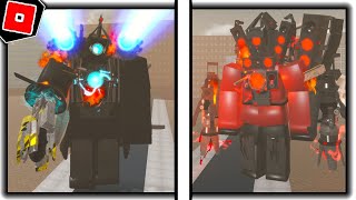 ALL NEW UPGRADED TITANS REWORK and MORE in SKIBIDI TOILET MORPHS UPDATE 13  Roblox [upl. by Antone]