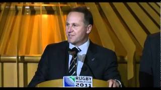 John Key Trotie Dubstep RWC Rugby World Cup 2011 [upl. by Ecyob574]