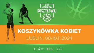 Liga Akademicka AZS  Lublin  Koszykówka K  AWF Katowice  Politechnika Krakowska [upl. by Nylirej]