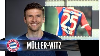 Thomas Müller erzählt Witz II [upl. by Docilu548]