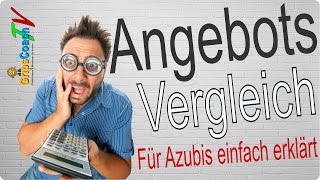 ANGEBOTSVERGLEICH ✅ einfach erklärt ⭐ GripsCoachTV [upl. by Corneille69]