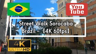 🇧🇷 Virtual Street Tour Sorocaba  Brazil  【4K 60fps】 [upl. by Lesko]