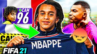 CAN I MAKE ETHAN MBAPPE BETTER than KYLIAN MBAPPE FIFA 21 Career Mode Growth Test [upl. by Tyrus]