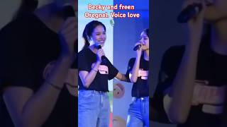 Freen sarocha and Becky Armstrong oregnal voice 😁😊❤️💖 100k views freenbecky [upl. by Sadye]