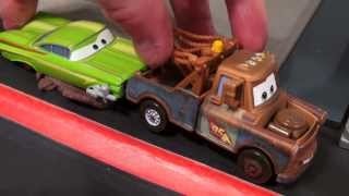 PlayDoh Pixar Cars Radiator Springs Lightning McQueen gets Stuck in the Mud [upl. by Tiffie]