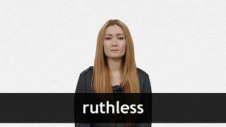 How to pronounce RUTHLESS in American English [upl. by Nelyt805]