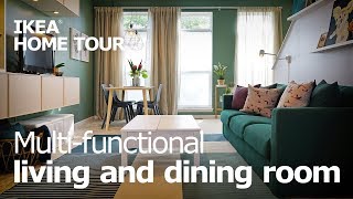 Living Room Ideas for a Small Space  IKEA Home Tour Episode 407 [upl. by Mansoor]