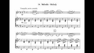 Melody by Dmitri Kabalevsky Piano Accompaniment [upl. by Nester109]