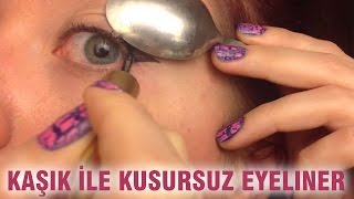 Kaşık İle Kusursuz Eyeliner [upl. by Liva]