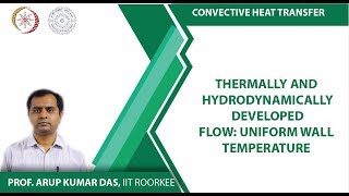 Thermally and Hydrodynamically Developed Flow Uniform Wall Temperature [upl. by Duck]