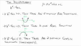 The Discriminant [upl. by Bobine]