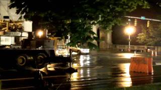 WilkesBarre Flood September 2011 Market Street Bridge Flood Gates [upl. by Rusert]