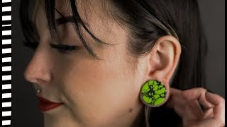 Green Howlite Stone Plugs  UrbanBodyJewelrycom [upl. by Naylor653]