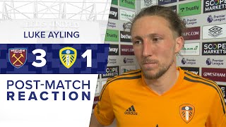 LUKE AYLING REACTION  WEST HAM UNITED 31 LEEDS UNITED  PREMIER LEAGUE [upl. by Einor]