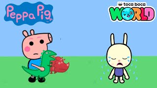 Peppa Pig in Toca Boca  George’s and Richard Rabbit 🐇  Full Episodes [upl. by Enelahs]