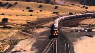 BNSF completes double track project in Abo Canyon [upl. by Eyak]