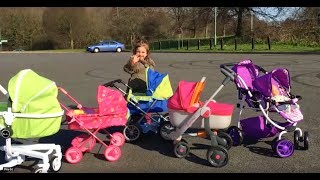 Playing with Baby Doll Prams [upl. by Shargel]