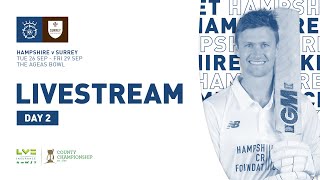 Live Stream Hampshire v Surrey  LV County Championship Day Two [upl. by Oirtemed]