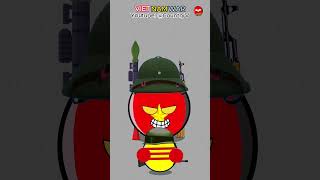 Viet Nams war countryballs history vietnam usa vietnamwar 1975 [upl. by Schnorr]