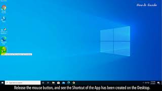 How to Create a Desktop Shortcut [upl. by Naret]