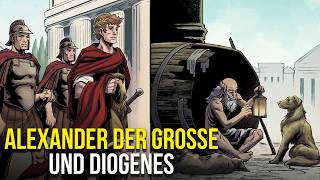 Die AUSSERGEWÖHNLICHE Begegnung zwischen Alexander dem Großen und Diogenes dem Zyniker [upl. by Torrell769]