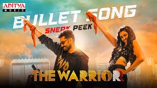 Bullet Song Sneak Peek  The Warriorr  Ram Pothineni  Lingusamy  Simbu  Krithi Shetty  DSP [upl. by Abert]