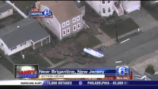 Hurricane Sandy Damage in Brigantine NJ [upl. by Deroo]