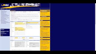 Etiketten drucken mit dem GLS Web Portal [upl. by Elleiand306]